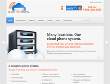 Tablet Screenshot of cloudpbxcentral.com